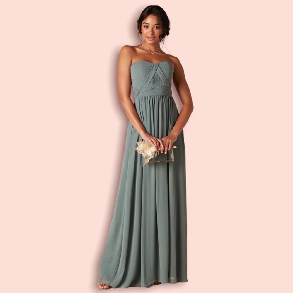 GRACE CONVERTIBLE DRESS / SEA GLASS WITH A ROBE